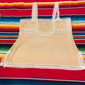 Charlotte Russe lace trim top